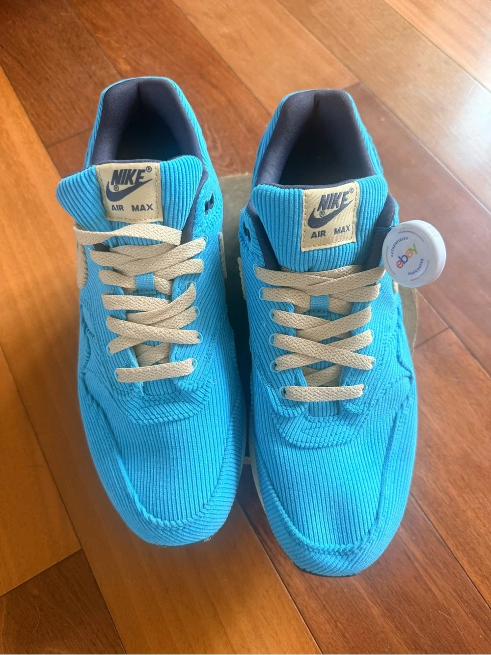 Nike Air Max 1 Premium Corduroy Baltic Blue Sneakers FB8915-400